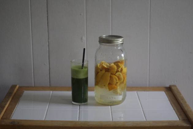 green juice and DIY cleaner